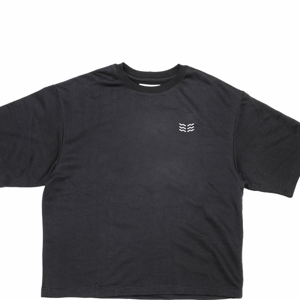 ENFOLD DECORATIVE WAVE T－SHIRT BLACK ENFOLD DECORATIVE WAVE T－SHIRT BLACK NEW WAVE Shirt, Unisex