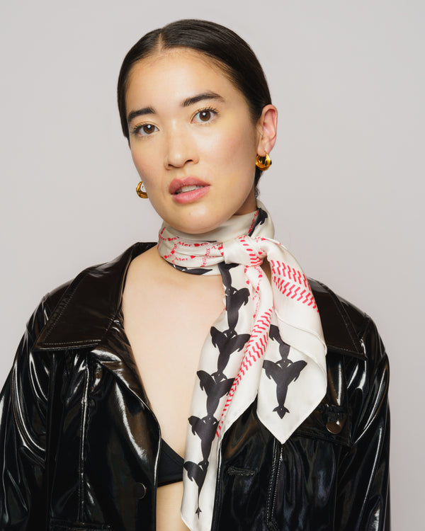 Dolphin Insignia Silk Scarf